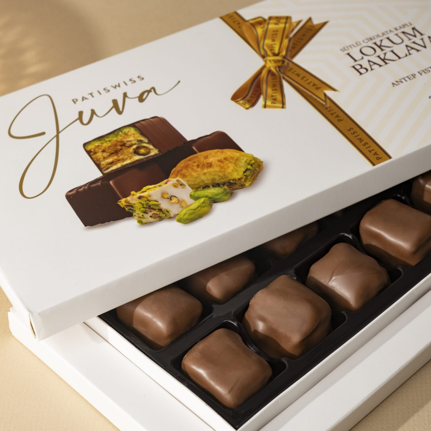 Patiswiss – Baklava din fistic cu ciocolată de lapte și Lokum - imagine 3