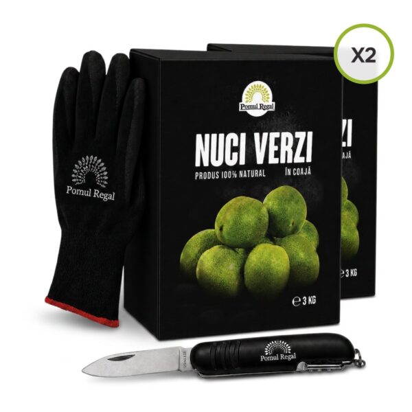 Nuci Verzi în Coajă – 2 cutii + Livrare Gratuită!